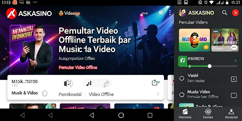 Antarmuka ASKASINO yang intuitif dan mudah dinavigasi.