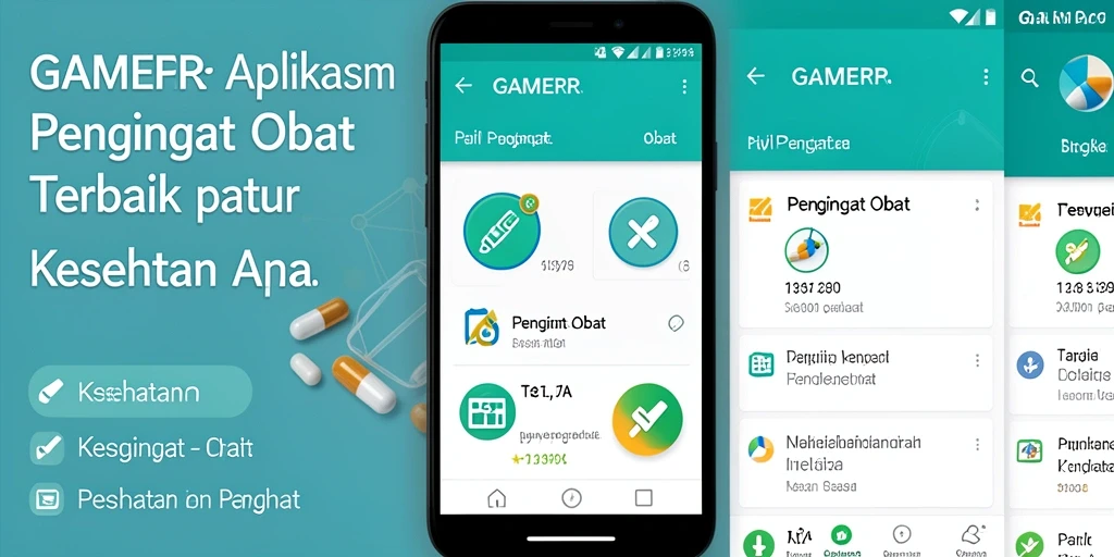 Tampilan antarmuka aplikasi GAMERP yang mudah digunakan.