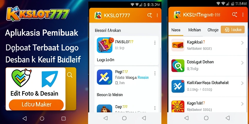 Tampilan antarmuka KKSLOT777 untuk pembuatan logo yang mudah dan efisien.
