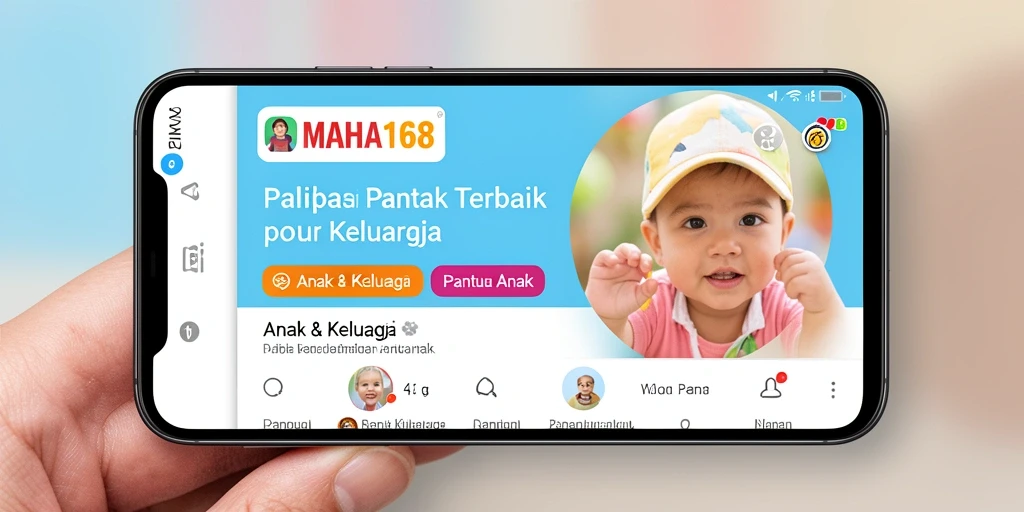 Tampilan antarmuka MAHA168 yang sederhana dan intuitif.